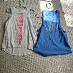 2 Pack Under Armor Girls Tank Top